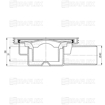 Slika Kanalizacioni slivnik f40 hor.Isaflex 7151